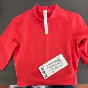 Lululemon Everlux mesh cropped shirt